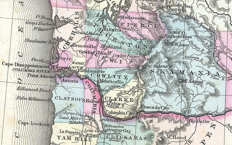 1805 – Lewis and Clark Map 1805