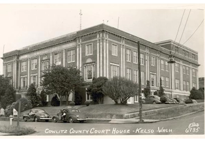 1922 – Kalama loses county seat, goes to Kelso Cowlitz County Court House