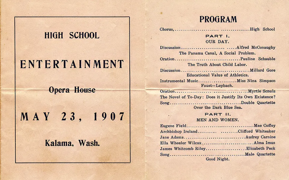 Carlson Opera House graduation