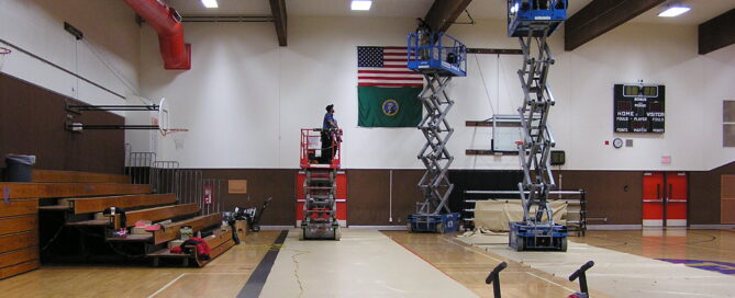 The P.E. Volleyball Scene